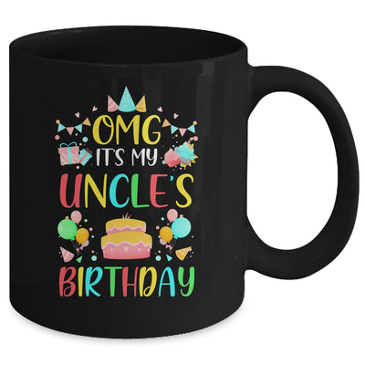 Omg It's My Uncle's Birthday Party Family Mug Coffee Mug | Teecentury.com