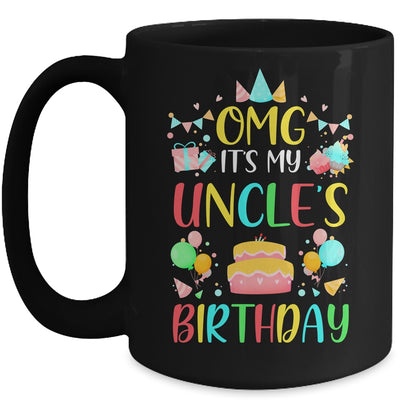 Omg It's My Uncle's Birthday Party Family Mug Coffee Mug | Teecentury.com