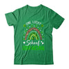 One Lucky School Librarian Rainbow St Patricks Day Shirt & Hoodie | teecentury