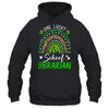 One Lucky School Librarian Rainbow St Patricks Day Shirt & Hoodie | teecentury