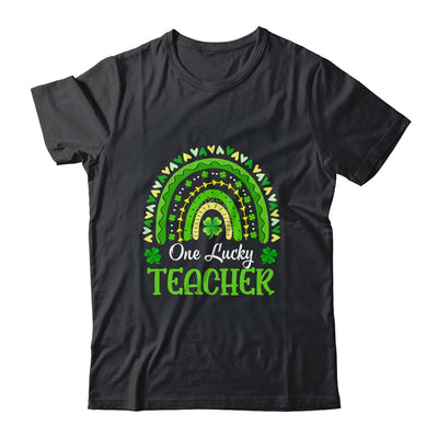 One Lucky Teacher Rainbow St Patrick's Day Appreciation T-Shirt & Hoodie | Teecentury.com