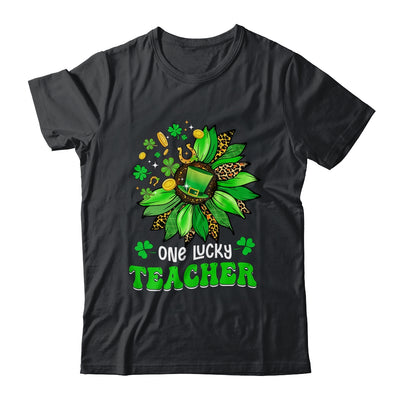 One Lucky Teacher St Patricks Day Sunflower Shirt & Hoodie | teecentury