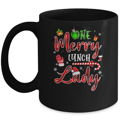 One Merry Lunch Lady Christmas Funny Xmas Mug Coffee Mug | Teecentury.com