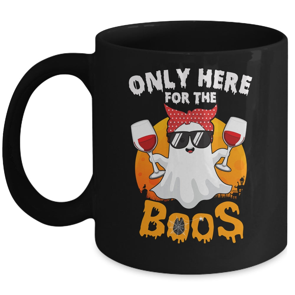Only Here For The Boos Halloween Cute Ghost Mug Coffee Mug | Teecentury.com