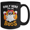 Only Here For The Boos Halloween Cute Ghost Mug Coffee Mug | Teecentury.com