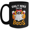 Only Here For The Boos Halloween Cute Ghost Mug Coffee Mug | Teecentury.com