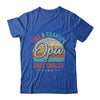 Opa Like A Grandpa Only Cooler Vintage Dad Fathers Day Shirt & Hoodie | teecentury