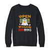 Open Your Booooks Funny Reading Book Teacher Halloween T-Shirt & Sweatshirt | Teecentury.com