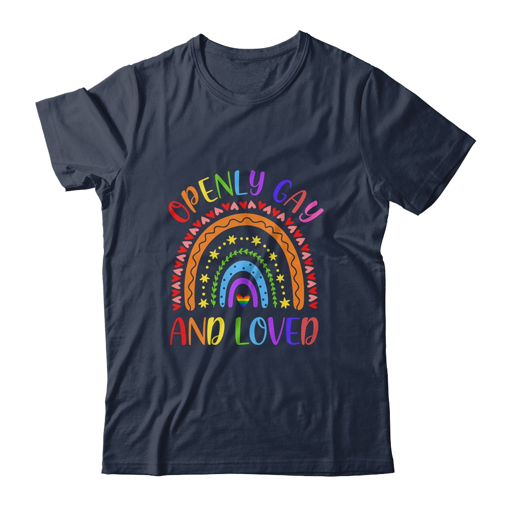 Openly Gay Loved Proud Pride Gays Lesbian LGBT LGBTQ T-Shirt & Hoodie | Teecentury.com