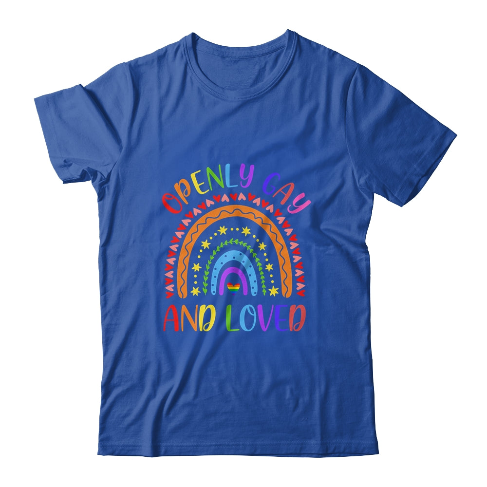 Openly Gay Loved Proud Pride Gays Lesbian LGBT LGBTQ T-Shirt & Hoodie | Teecentury.com