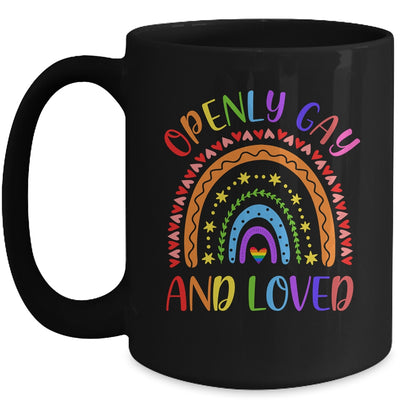 Openly Gay Loved Proud Pride Gays Lesbian LGBT LGBTQ Mug Coffee Mug | Teecentury.com