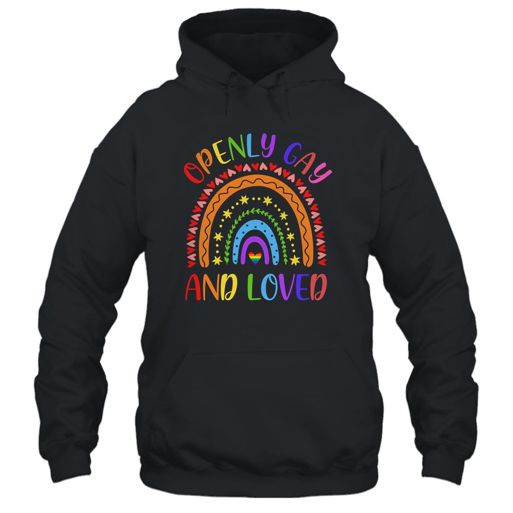 Openly Gay Loved Proud Pride Gays Lesbian LGBT LGBTQ T-Shirt & Hoodie | Teecentury.com