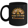 Orange ADHD Awareness In October We Wear Orange Groovy Mug | teecentury