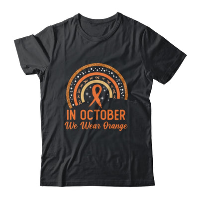 Orange ADHD Awareness In October We Wear Orange Rainbow Shirt & Hoodie | teecentury