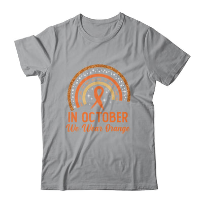 Orange ADHD Awareness In October We Wear Orange Rainbow Shirt & Hoodie | teecentury