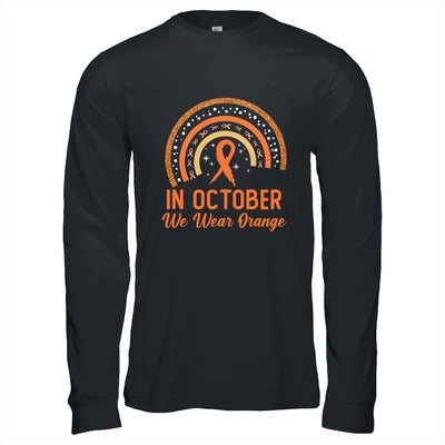 Orange ADHD Awareness In October We Wear Orange Rainbow Shirt & Hoodie | teecentury