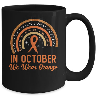 Orange ADHD Awareness In October We Wear Orange Rainbow Mug | teecentury