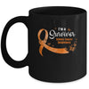 Orange Butterfly I'm A Survivor Kidney Cancer Awareness Mug Coffee Mug | Teecentury.com