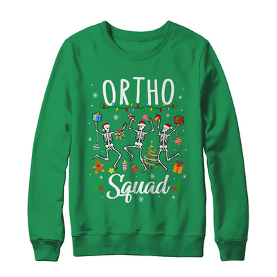 Ortho Squad Christmas Skeletons Orthopedics Nurse Rn Crew Shirt & Sweatshirt | teecentury