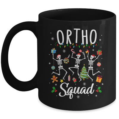 Ortho Squad Christmas Skeletons Orthopedics Nurse Rn Crew Mug | teecentury