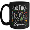 Ortho Squad Christmas Skeletons Orthopedics Nurse Rn Crew Mug | teecentury