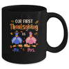 Our First Thanksgiving Mr And Mrs Couple Married Turkey Mug Coffee Mug | Teecentury.com