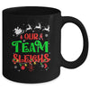 Our Team Sleighs Christmas Reindeers Santas Workers Office Mug | teecentury