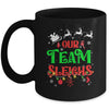 Our Team Sleighs Christmas Reindeers Santas Workers Office Mug | teecentury