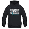 Ovarian Cancer Awareness Husband Of A Warrior Teal Gift T-Shirt & Hoodie | Teecentury.com