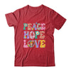 PEACE SIGN LOVE 60s 70s Tie Dye For Women Girl Shirt & Tank Top | teecentury