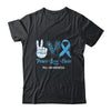 PKU Awareness Peace Love Cure Leopard T-Shirt & Hoodie | Teecentury.com