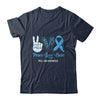 PKU Awareness Peace Love Cure Leopard T-Shirt & Hoodie | Teecentury.com