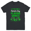 P Is For Playing Games St Patricks Day Funny Gamer Boys Kids Youth Youth Shirt | Teecentury.com