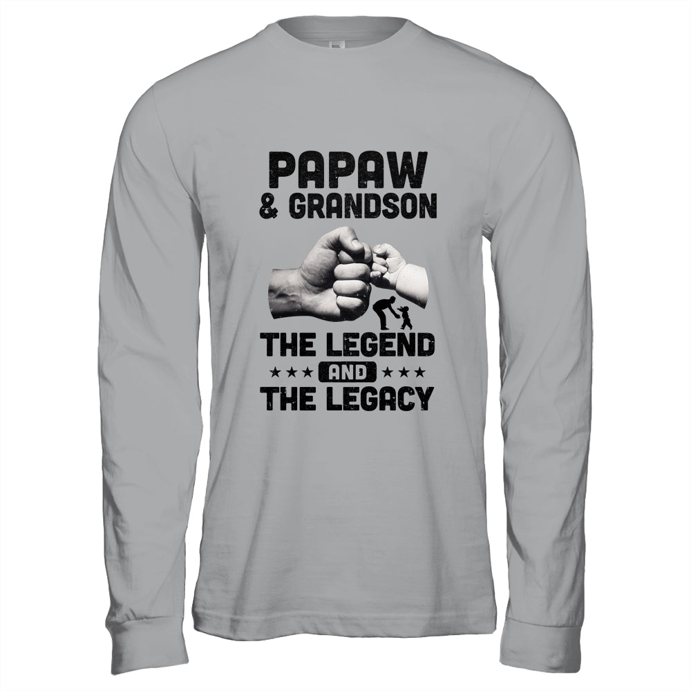 PaPaw And Grandson The Legend and The Legacy T-Shirt & Hoodie | Teecentury.com