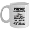 PaPaw And Grandson The Legend and The Legacy Mug Coffee Mug | Teecentury.com