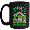 Pacu Nurse LOVE Shenanigans St Patricks Day Gnomes Shamrock Mug | teecentury