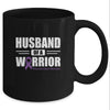 Pancreatic Cancer Awareness Husband Of Warrior Green Gift Coffee Mug | Teecentury.com