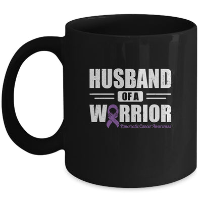 Pancreatic Cancer Awareness Husband Of Warrior Green Gift Coffee Mug | Teecentury.com