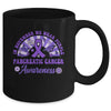 Pancreatic Cancer Awareness In November We Wear Purple Groovy Mug | teecentury