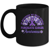 Pancreatic Cancer Awareness In November We Wear Purple Groovy Mug | teecentury