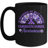 Pancreatic Cancer Awareness In November We Wear Purple Groovy Mug | teecentury