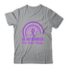 Pancreatic Cancer Awareness In November We Wear Purple Rainbow Shirt & Hoodie | teecentury