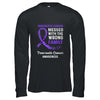 Pancreatic Cancer Awareness Messed With The Wrong Family Support T-Shirt & Hoodie | Teecentury.com