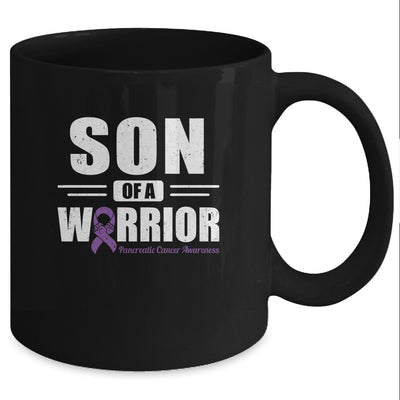 Pancreatic Cancer Awareness Son Of Warrior Green Gift Coffee Mug | Teecentury.com