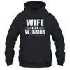 Pancreatic Cancer Awareness Wife Of Warrior Green Gift T-Shirt & Hoodie | Teecentury.com