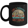 Pap Like A Grandpa Only Cooler Vintage Dad Fathers Day Mug | teecentury