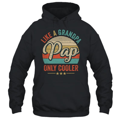 Pap Like A Grandpa Only Cooler Vintage Dad Fathers Day Shirt & Hoodie | teecentury