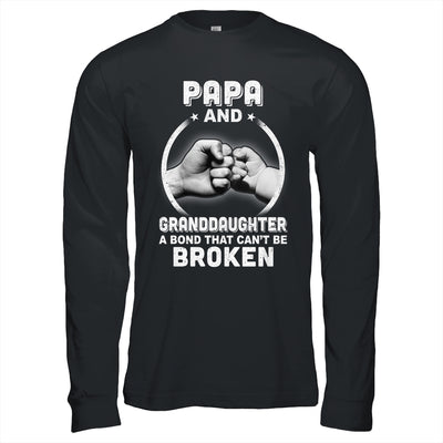 Papa And Granddaughter A Bond That Can't Be Broken T-Shirt & Hoodie | Teecentury.com