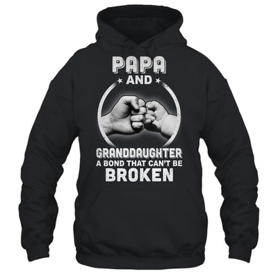 Papa And Granddaughter A Bond That Can't Be Broken T-Shirt & Hoodie | Teecentury.com