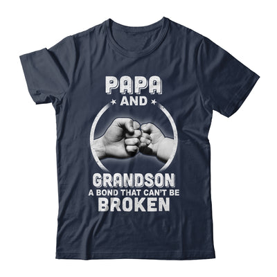 Papa And Grandson A Bond That Can't Be Broken T-Shirt & Hoodie | Teecentury.com